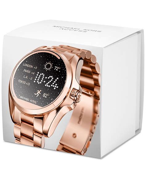 michael kors access smartwatch mkt 5004 rose|Michael Kors Access Unisex Digital Bradshaw Rose Gold.